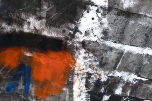 Détail peinture Alexis Yebra / Les Modillons